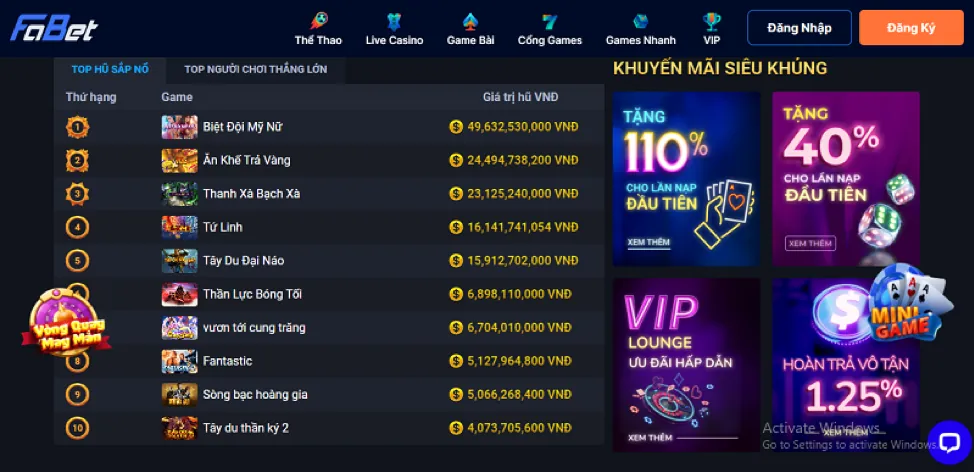 Hình ảnh cá cược thể thao tại 789cub Casino